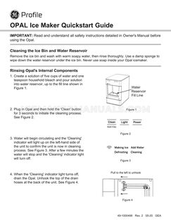 GE XPIO23SCSS Quickstart Guide