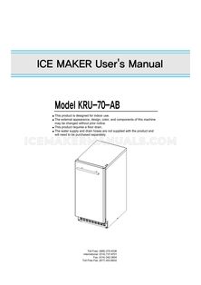 Kool-It KRU70AB User Manual