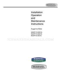 Marvel MLNP115IS01A Owner's Manual