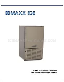 Maxx Ice MMAR25S User Manual
