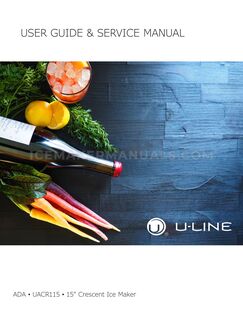 U-Line UACR115BS01A Owners Manual