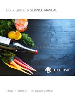 U-Line UHCR115SS01B Owners Manual