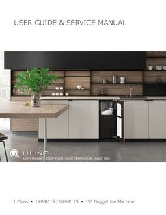 U-Line UHNP115SS01B User Manual