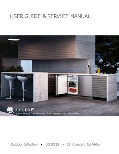 U-Line UOCR115SS01B User Manual